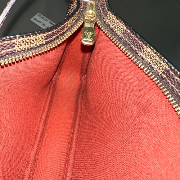 Louis Vuitton Navona Damier Ebene Canvas Pochette Accessories Bag - Picture 12 of 12